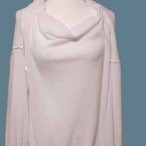 We the Free women’s slouchy knit white top size s
